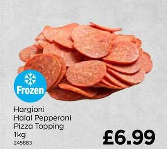 Bestway Hargioni Halal Pepperoni Pizza Topping 1Kg offer