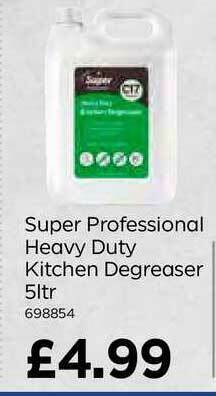 Bestway Super Professional Heavy Duty Kitchen Degreaser 5Ltr offer