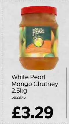 Bestway White Pearl Mango Chutney 2.5Kg offer