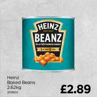 Bestway Heinz Baked Beans 2.62Kg offer