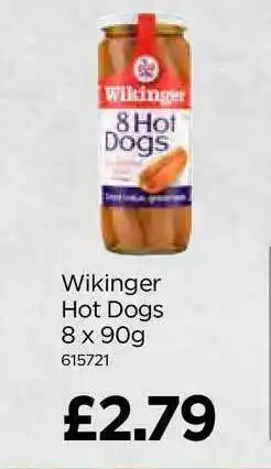 Bestway Wikinger Hot Dogs 8 X 90g offer