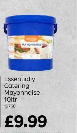 Bestway Essentially Catering Mayonnaise 10Ltr offer