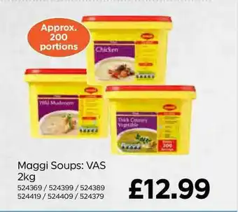 Bestway Maggi Soups: VAS 2Kg offer