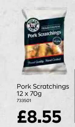 Pork Scratchings 12 X 70g