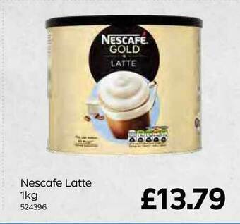 Bestway Nescafe Latte 1Kg offer