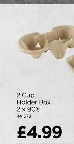 Bestway 2 Cup Holder Box 2 X 90's offer