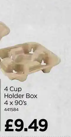 Bestway 4 Cup Holder Box 4 X 90's offer