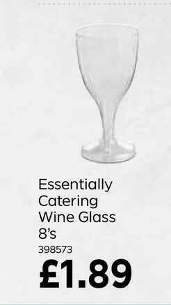 Bestway Essentially Catering Wine Glass 8's offer