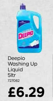 Bestway Deepio Washing Up Liquid 5Ltr offer