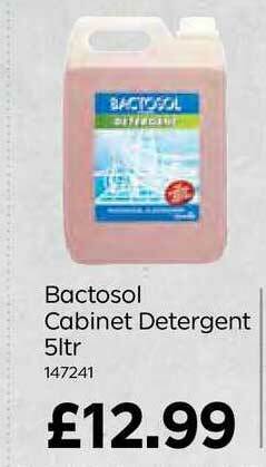 Bestway Bactosol Cabinet Detergent 5Ltr offer