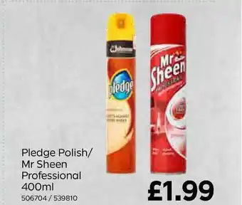 Bestway Pledge Polish-Mr Sheen Professional 400ml offer
