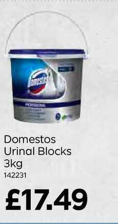 Bestway Domestos Urinal Blocks 3Kg offer