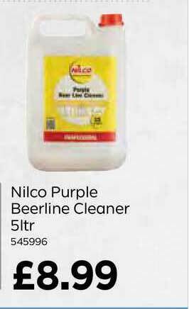Bestway Nilco Purple Beerline Cleaner 5Ltr offer
