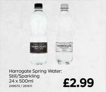 Harrogate Spring Water: Still-Sparkling 24 X 500ml