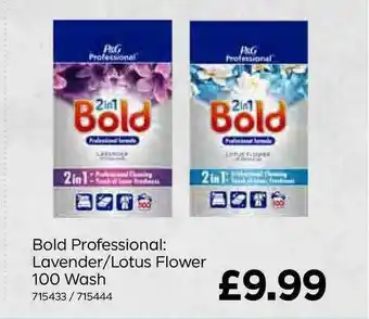 Bestway Bold Professional: Lavender-Lotus Flower 100 Wash offer