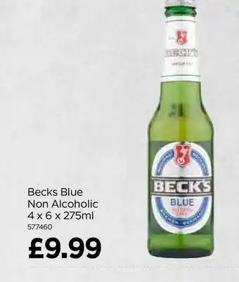 Bestway Becks Blue Non Alcoholic 4 X 6 X 275ml offer