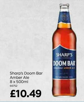 Bestway Sharp's Doom Bar Amber Ale 8 X 500ml offer