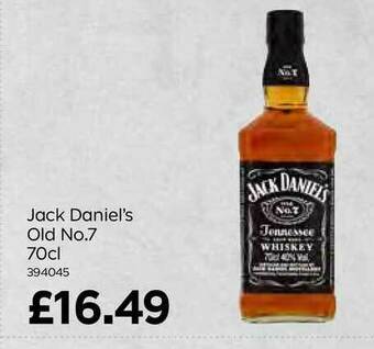 Bestway Jack Daniel's Old No.7 70cl offer
