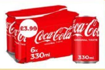 Bestway Coke 4x6x330ml offer
