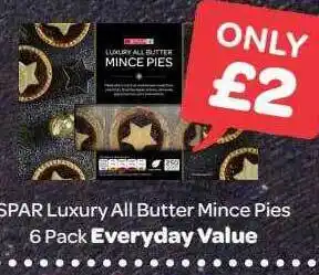 Spar Spar luxury all butter mince pies offer