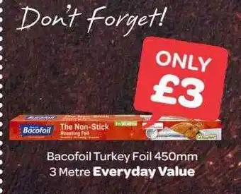 Bacofoil turkey foil