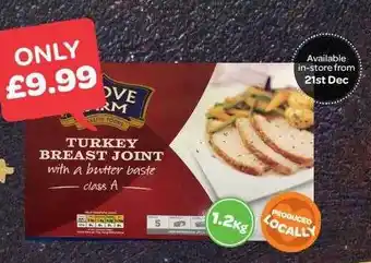 Turkey breast joint