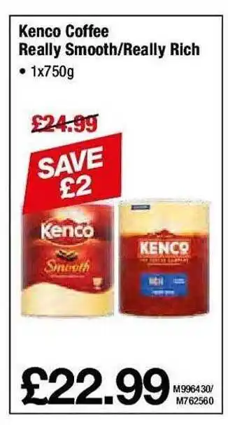 Makro Kenco coffee offer