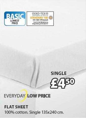 JYSK Flat sheet offer
