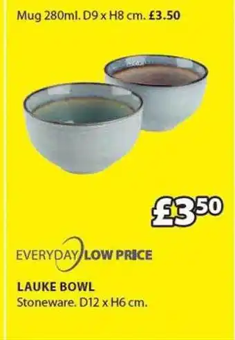 JYSK Lauke bowl offer