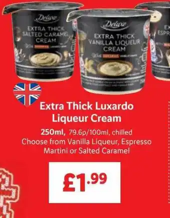 Lidl Extra thick luxardo liqueur cream offer