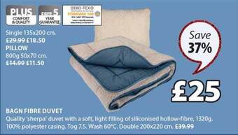 JYSK Bagn fibre duvet offer