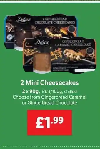 Lidl 2 mini cheesecakes offer