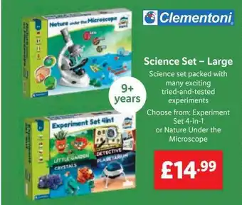 Lidl Science set large offer