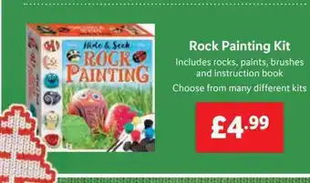 Lidl Rock painting kit offer
