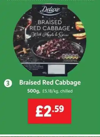 Lidl Braised red cabbage offer