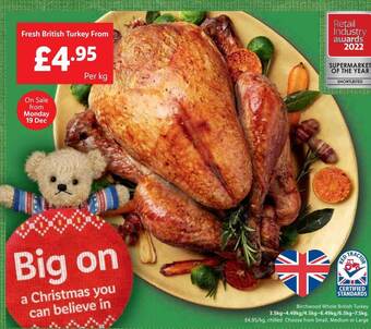 Lidl Fresh british turkey offer