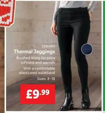 Lidl Esmara thermal jeggings offer