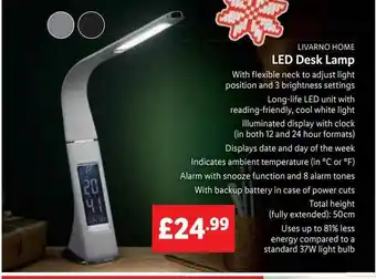 Lidl Led desk lamp offer