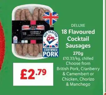 Lidl 18 flavoured cocktail sausages offer