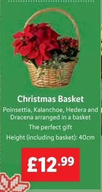 Lidl Christmas basket offer