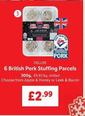 Lidl 6 british pork stuffing parcels offer