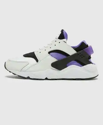 Scotts Nike men's air huarache trainers - white/purple, white/purple offer