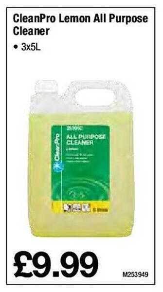 Makro Cleanpro lemon all purpose cleaner offer