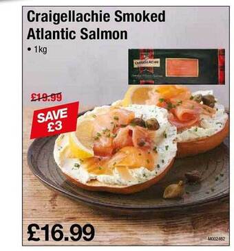 Makro Craigellachie smoked atlantic salmon offer