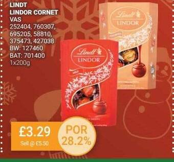 Bestway Lindt lindor cornet offer