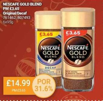 Bestway Nescafé gold blend offer