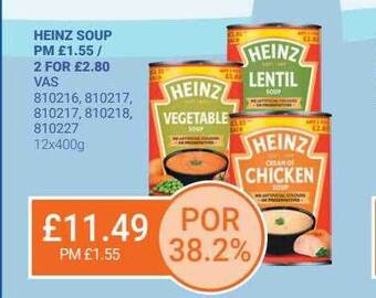 Bestway Heinz soup offer