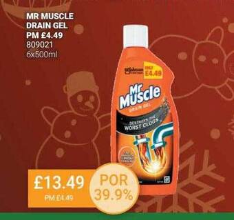 Bestway Mr muscle drain gel offer