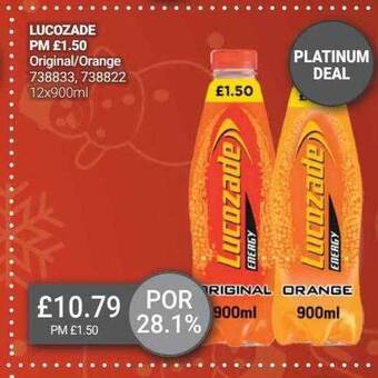 Bestway Lucozade offer