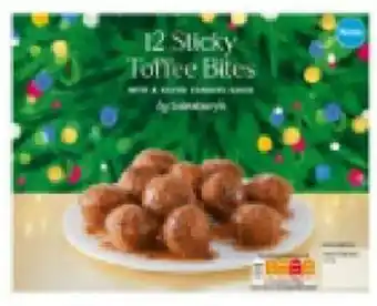 Sainsbury's Sainsbury's Sticky Toffee Bites x12 319g offer
